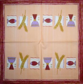 003 Firmung - 3-lagig (blau) - Ti-Flair